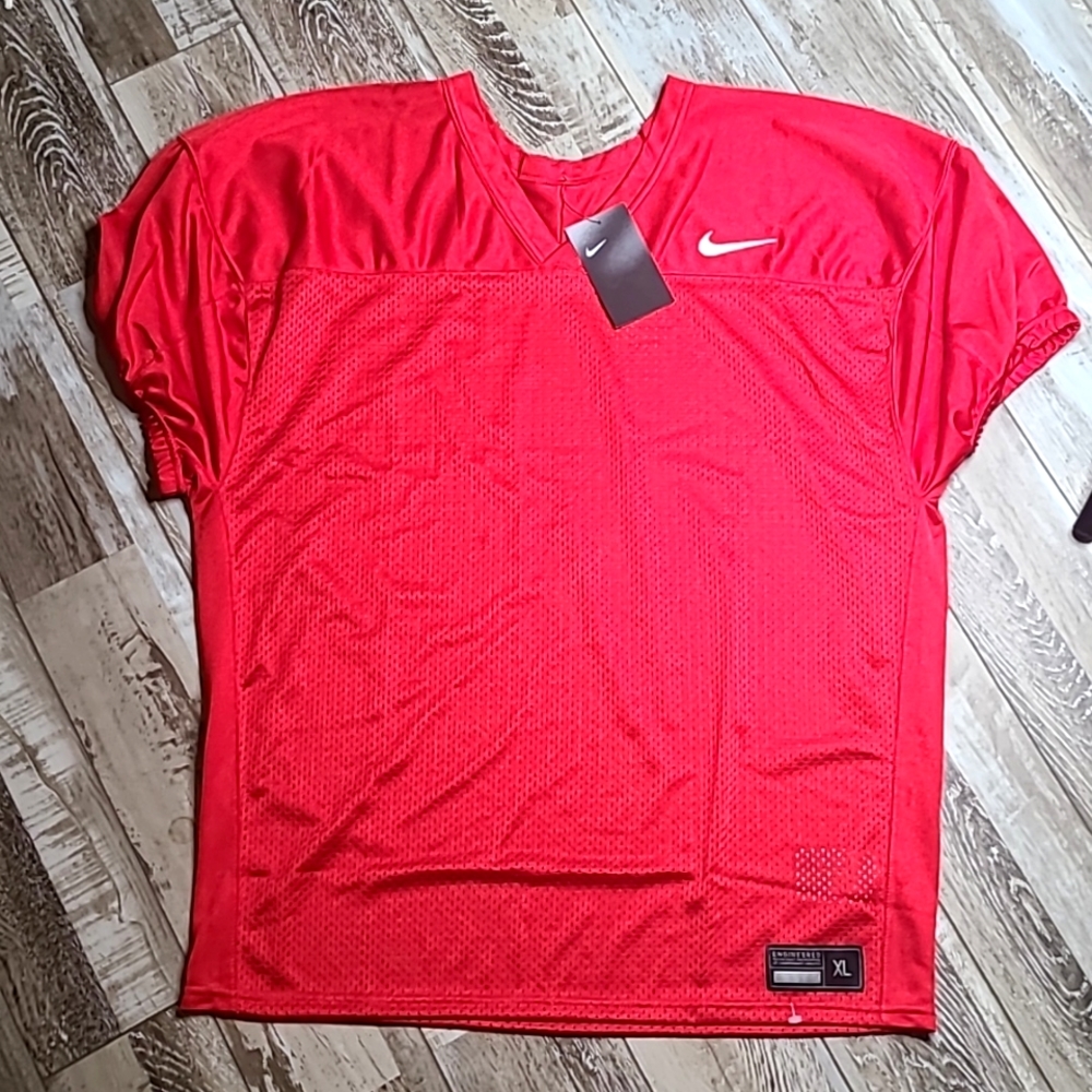 NWT Nike Vapor Untouchable Football Practice Jersey Red Men's XL AO4801-657
